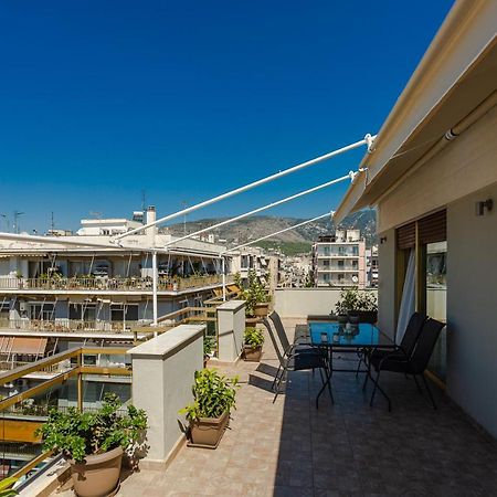 Cozy Seaside Penthouse With Sea & Mountain View. Lägenhet Volos Exteriör bild