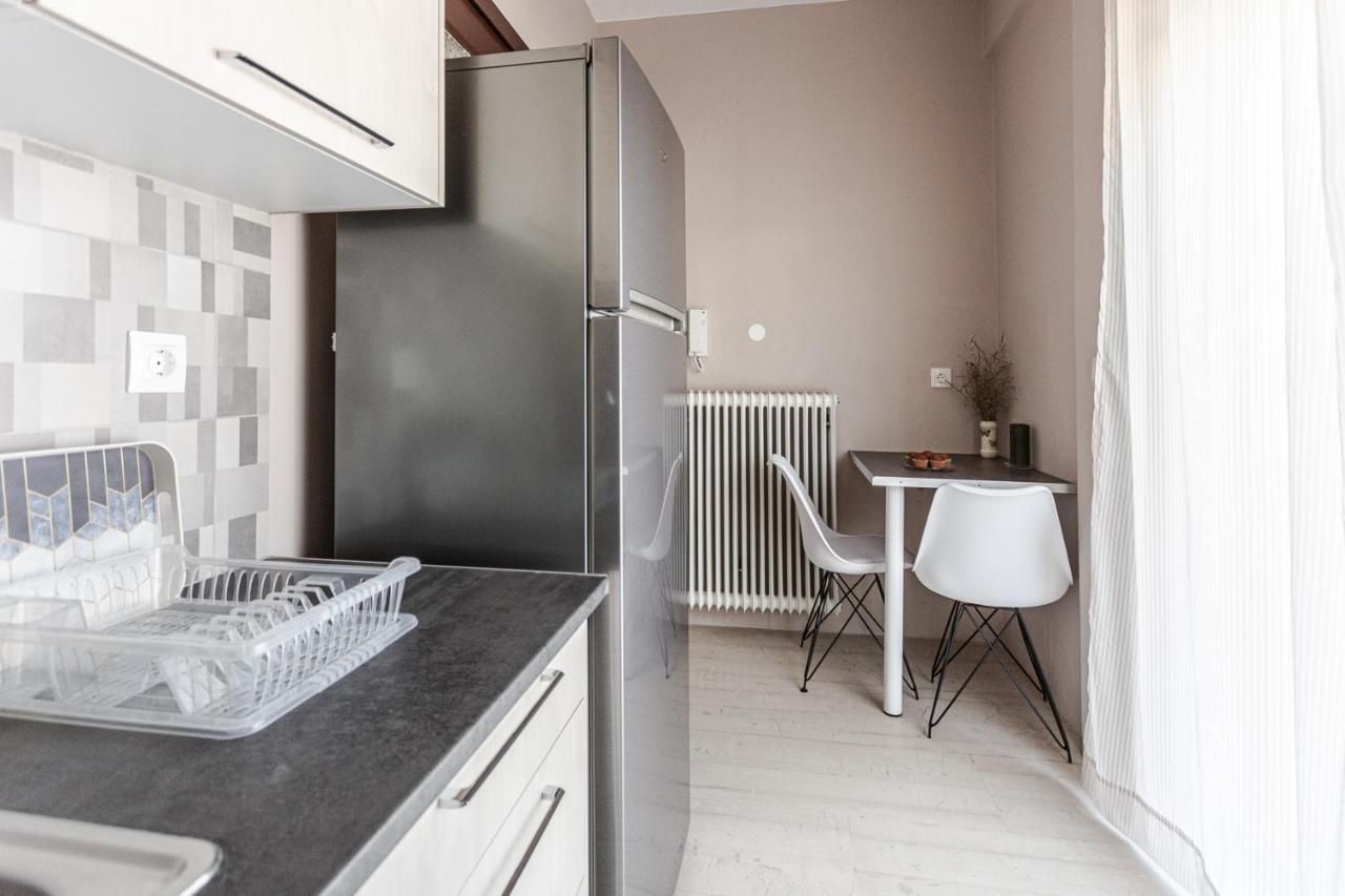 Cozy Seaside Penthouse With Sea & Mountain View. Lägenhet Volos Exteriör bild